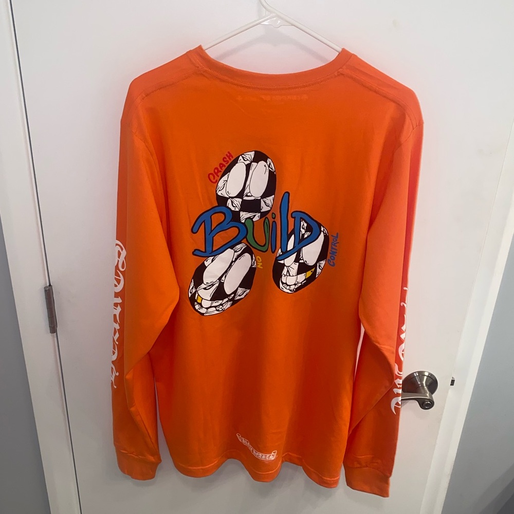 Chrome Hearts orange long sleeve shirt size XL